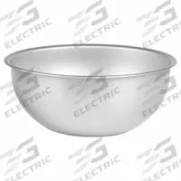 APPROVED VENDOR Sponge Basin: Stainless Steel, 96 oz Capacity, 9 3/8 in Overall Dia, 4 in Overall Ht (MPN 69030). Key specifications — Color: Silver; Brand: APPROVED VENDOR; Material: Stainless Steel.