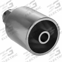 KURT Hydraulic Crimp Fitting: Carbon Steel, Straight, -8 For Hose Dash Size, Male x Male (MPN MP-08-06). Key specifications — Fitting Gender: Male x Male; Fitting Connection Type: NPT x Hose End; Thread Size: 3/8"-18; For Hose Dash Size: -8; Brand: KURT.
