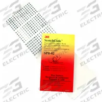 3M Wire Marker Book: T1/T2/T3, Black on White, 450 Labels, Vinyl Impregnated Cloth Film, 5 PK (MPN SPB-06). Key specifications — Legend: T1; Label Material: Vinyl Impregnated Cloth Film; Brand: 3M; Color: Black on White.