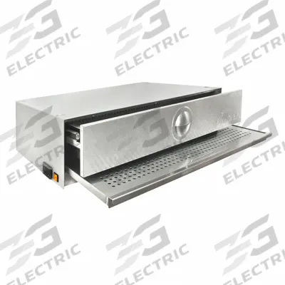 CRETORS Hot Dog Bun Warmer/Steamer: 1 Drawers, 21 in Overall Dp, 7 3/4 in Overall Ht - Hot Dog Bun Warmers