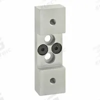 Roller Wheel Bracket: 10 Series, 49/64 in L x 1 in W x 3 1/8 in H, Silver, Anodized (MPN 2750). Key specifications — Brand: 80/20; Housing Material: Aluminum; Includes: Mounting Hardware; Finish: Anodized.