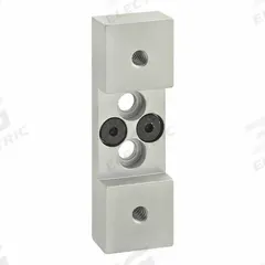 Roller Wheel Bracket: 10 Series, 49/64 in L x 1 in W x 3 1/8 in H, Silver, Anodized (MPN 2750). Key specifications — Brand: 80/20; Housing Material: Aluminum; Includes: Mounting Hardware; Finish: Anodized.