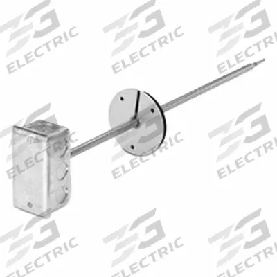 Siemens Temperature Sensor: Duct Mount, -40°F to 180°F, Steel, Single Measurement - Duct Temperature Sensors