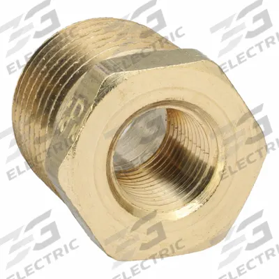 PARKER Metal Pipe Straight: Straight, 1/8 in x 3/8 in - Threaded High-Pressure Pipe Fittings