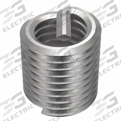 HELI-COIL Helical Insert: Tanged Tang Style, Free-Running, 1/4"-28 Thread Size, Plain - Free-Running Tanged Helical Inserts