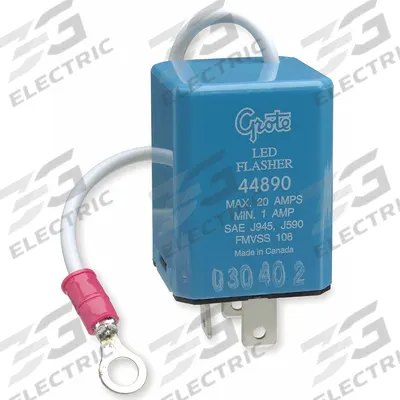 GROTE Automotive Flasher: 12V DC, 60 to 120, 2 Terminals, Flasher Relay - Flasher Relays