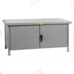 LITTLE GIANT Cabinet Workbench: Steel, 48 in x 30 in, 3,600 lb Overall Load Capacity, Gray (MPN WWC-3048). Key specifications — Assembly: Fully Assembled; Brand: LITTLE GIANT; Included Components: No Additional Components.