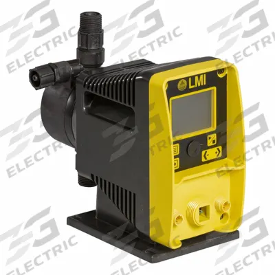 LMI PUMPS Chemical Metering Pump: Solenoid, 115/230V AC, PP Head, PTFE Diaphragm - Compact Solenoid-Driven Diaphragm Metering Pumps