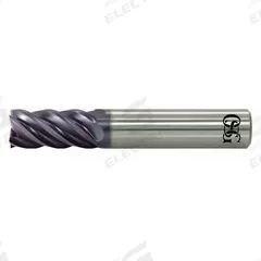 OSG Square End Mill: Carbide, EXO Coated, 5 Flute, 1-1/4" Mill Dia, 4" LOC, 7" OAL (MPN 21001911)