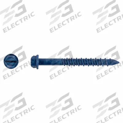 TAPCON Screw Anchor: 2 1/4 in Overall Lg, 1/4 in Dia, Steel, External Hex, Hex - Hex-Head Screw Anchors