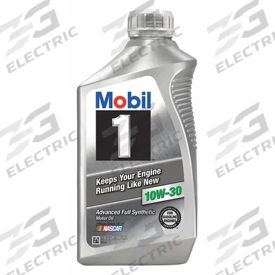 MOBIL Engine Oil: Synthetic, 1 qt Size, Bottle, 10W-30 - Gasoline Engine Oil