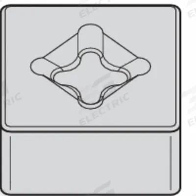 WIDIA Square Turning Insert: SNMX454T0820 - Square (S) Indexable Turning Inserts