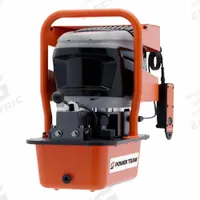 POWER TEAM Electric Hydraulic Pump Units: 10,000 psi Max. Op Pressure, 450 cu in/min Max. Flow Rate (MPN PB43MA1P-1). Key specifications — attr941810: PB43MA1P-1; attr941817: 3-Position; attr941814: Hold.