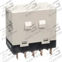 OMRON Enclosed Power Relay: Bracket Mounted, 25 A Current Rating, 24V AC, 4PST-NO, 10 Pins/Terminals (MPN G7J-4A-T-W1-AC24). Key specifications — Brand: OMRON; Base Type: Square; Mounting Style: W-Bracket; Electrical Connection: Quick-Connect; Manufacturer Part Number: G7J-4A-T-W1-AC24; Operating Current: 25 A at 220V AC (Resistive Load NO); Series: G7J Series; Relay Bracket Type: W-Bracket (Sold with Relay).
