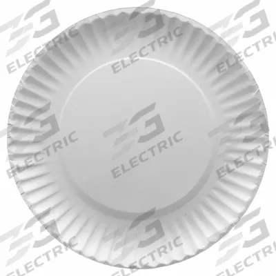 APPROVED VENDOR Disposable Paper Plate: White, Light-Wt, 9 in Disposable Plate Size - Paper Plates