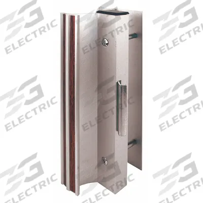 PRIME-LINE Sliding Door Lock: 2 in Lg, 2 in Wd - Recessed Handles for Sliding Doors