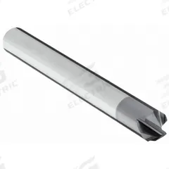 APPROVED VENDOR Chamfer Mill: Carbide, AlTiN Coated, 4 Flute, 90°, 3/8" Mill Dia, 2-1/2" OAL (MPN 209-094375B)