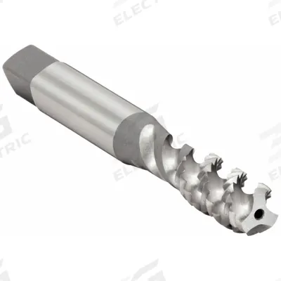 OSG Spiral Flute Tap: M8x1.25 Metric, 6H, 3 Flute, Bottoming Chamfer - General Purpose Spiral-Flute Taps
