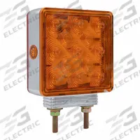 MAXXIMA M42364Y/Y: LED, Turn Signal Light, Amber, Square, 4 1/2 in Overall Ht, 4 1/2 in Overall Wd. Key specifications — Standards: SAE J592; Electrical Connection: Wire Leads; Brand: MAXXIMA; Installation Type: Permanent; Lens Color: Amber; Lighting Technology: LED; Light Type: Turn Signal Light.
