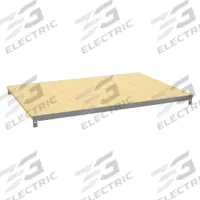 TENNSCO Shelf: 36 in x 24 in, 600 lb Load Capacity, Particleboard, Gray, Shelf (MPN ZAES-3624D). Key specifications — Decking Material: Particleboard; Includes: (2) Beams; Decking Finish: Unfinished; Shelf Configuration: Single Straight; Color: Gray; Frame Material: Steel; Brand: TENNSCO; Frame Finish: Zinc Plated.