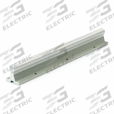 PBC LINEAR Linear Metric Shaft Assembly: 40 mm Shaft Dia, 400 mm Lg - Linear Support Rail & Shaft Assemblies