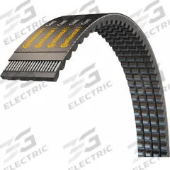 CONTINENTAL V-Belt: 4/BX62-A, 4 Ribs, 65 in Outside Lg, 2 41/64 in Top Wd, 17/32 in Thick (MPN 20040064)