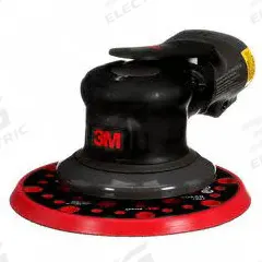 3M Air Orbital Sander: 6 in Disc, Hook and Loop/Pressure Sensitive Adhesive, 3/8 in Orbit, 0.3 hp (MPN 7100258800). Key specifications — attr1320213: 3M.