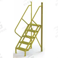 TRI-ARC Configurable Platform Ladder: 7.7 ft Overall Ht, 30 in Overall Wd, 20 in Overall Dp, Steel (MPN UCL5005242). Key specifications — Material: Steel; Color: Yellow; Brand: TRI-ARC.