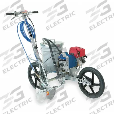 GRACO Striping Machine: Gas, 1 3/10 hp Horsepower, 2 in Line Wd - Min, 8 in Line Wd - Max - Gas-Powered Airless Line Stripers