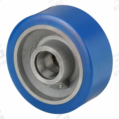 APPROVED VENDOR Caster Wheel: 10 in Wheel Dia., 4 in Wheel Wd, Polyurethane - Polyurethane Tread on Steel Core Wheels