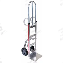 MAGLINER General Purpose Hand Truck: 500 lb, Dual-Loop, Silver, Aluminum, Tread on Core, Rubber (MPN NTKC36E1B5). Key specifications — Brand: MAGLINER.