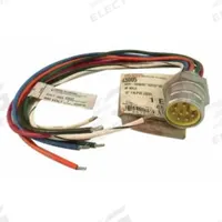 Cordset: 1"-16 Male Straight x Bare Wire, 8 Pins, Yellow, PVC, 1 ft Cable Lg, 7 A Max Current (A) (MPN 2R8006A20A120). Key specifications — Cable Jacket Color: Yellow; IP Rating: IP67; Wire Size: 16 AWG; Brand: BRAD HARRISON.