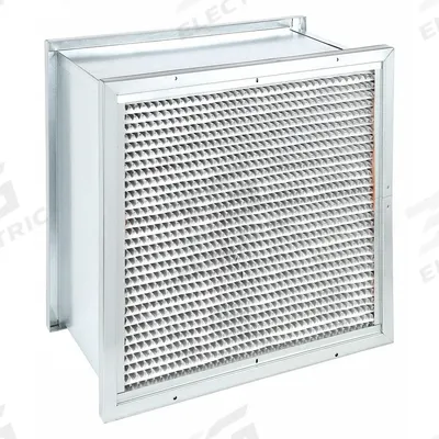 GRAINGER Cartridge Air Filter: 20 in x 20 in x 12 in, Steel, Double Header - MERV 14 Cartridge Air Filters