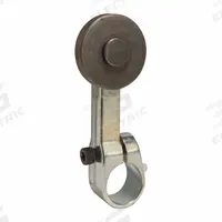 TELEMECANIQUE SENSORS Limit Switch Lever Arm: Roller Lever, Fixed, 1.5 in Arm/Operator Lg - Max (MPN 9007B2). Key specifications — Brand: TELEMECANIQUE SENSORS; Compatible with Series: 9007FT; Roller Position: Outside Offset; Actuator Style: Rotary Lever Roller.