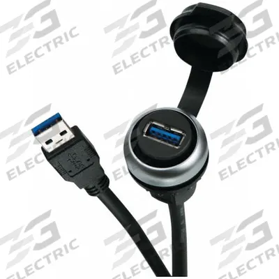MURRELEKTRONIK Modlink USB Pass-Through: MSDD, Data Transfer, Polyamide/PVC, -5°C to 70°C - USB Connectors
