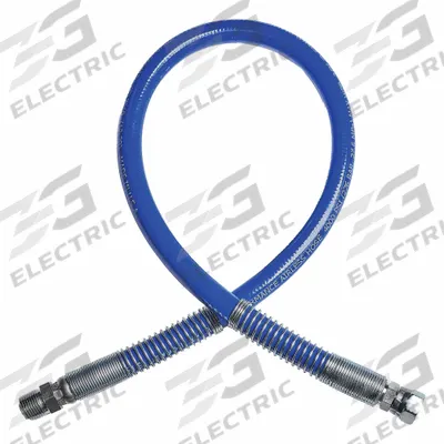 GRACO COUPLED HOSE: 3/8 in Inside Dia, 3 ft Overall Lg, Nylon, Nylon, Blue - Paint Sprayer Hoses