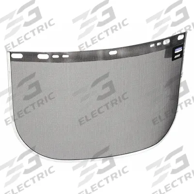 JACKSON SAFETY Face Shield Visor: 15 1/2 in Overall Wd, 8 in Overall Ht - Ventilated Mesh Replacement Visors