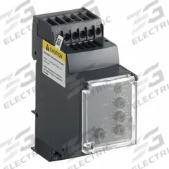 SCHNEIDER Phase Monitor Relay: DIN-Rail Mounted, 5 A Current Rating, 208 to 480V AC (MPN RM35TF30). Key specifications — Monitored Parameters: Phase Sequence; Manufacturer Part Number: RM35TF30; Brand: SCHNEIDER.