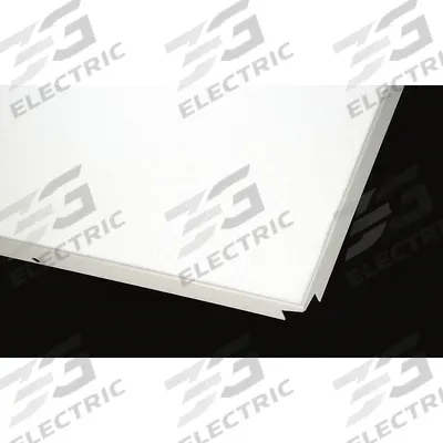 ARMSTRONG Ceiling Tile: 5488P1WH, Metalworks, 24 in x 24 in, Square Lay-In, 15/16 in Grid Size - Tamper-Resistant Tiles for Restricted Access