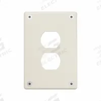 LEGRAND Wall Plate: Duplex Outlet, 1 Gang, Ivory, Jumbo Size (MPN WSP01D1IVYPS). Key specifications — Brand: LEGRAND; Material: Steel; Includes: Torx Security Screws.