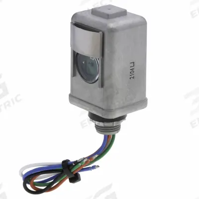 TORK Photocontrol: Thread Stem Photocell Mounting, 1/2 in Stem Dia, SPST - Fixed Stem-Mounted Photocells