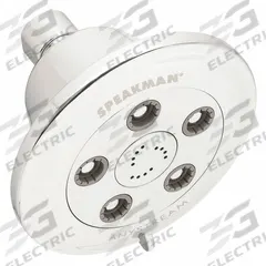 SPEAKMAN Handheld Showerhead: Plastic, Chrome, 1.75 gpm Flow Rate, 4 in Handheld Showerhead Wd (MPN VS-3011-E175). Key specifications — Series: Chelsea.