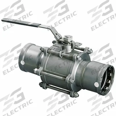 VIEGA MEGAPRESS Manual Two-Way Ball Valve: 2 1/2 in, 316 Stainless Steel, Straight Valve Body - Stainless Steel Ball Valves