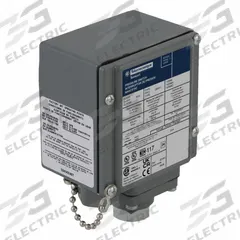 TELEMECANIQUE SENSORS Pressure Switch: 13 psi – 425 psi, 9012G Series, 1 Pressure Connection Ports (MPN 9012GBW1). Key specifications — Brand: TELEMECANIQUE SENSORS; Pressure Connection Type: 1/4-18" FNPT.