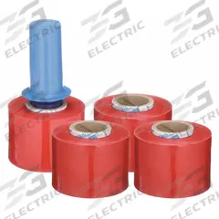 GOODWRAPPERS Stretch Wrap Film: 80 ga Gauge, 5 in Overall Wd, 1,000 ft Overall Lg, Red, 1-Side, 4 PK (MPN 15A894). Key specifications — Color: Red; Brand: GOODWRAPPERS.