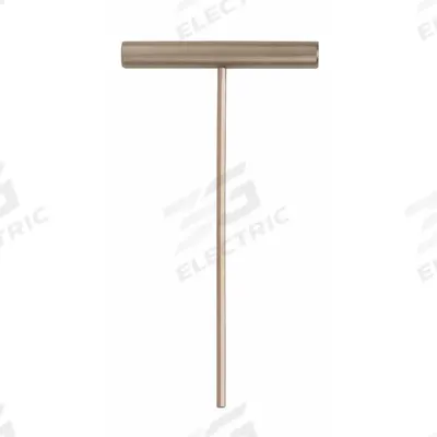 AMPCO Hex Key: 0 Ball Ends, 5/16 in Tip Size, SAE, Short, Beryllium Copper, Unfinished - Non-Sparking Hex Keys
