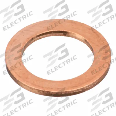 Grainger Sealing Washer: M11 Screw Sz, Copper, Copper Seal, 11 mm Inside Dia, 17 mm Outside Dia - Single-Piece Sealing Washers
