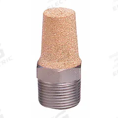 ARROW PNEUMATICS Pneumatic Exhaust Muffler,1": 1 in NPT, 154 scfm, Steel, 40 micron, Bronze (MPN ASP-8). Key specifications — attr124412: ARROW PNEUMATICS; attr124418: Bronze; attr124422: Bronze; attr124426: Steel.