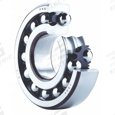 FAG BEARINGS Self-Aligning Ball Bearing: 2208, 40 mm Bore, Cylindrical, Dbl Sealed - General Purpose Self-Aligning Ball Bearings
