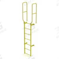 TRI-ARC Ladder,Walk-Thru Fixed,Steel,7-Rung: 10 ft Overall Ht, 28 in Overall Wd, Steel, 7 Rungs (MPN WLFS0207-Y). Key specifications — Brand: TRI-ARC; Number of Sections: 1.